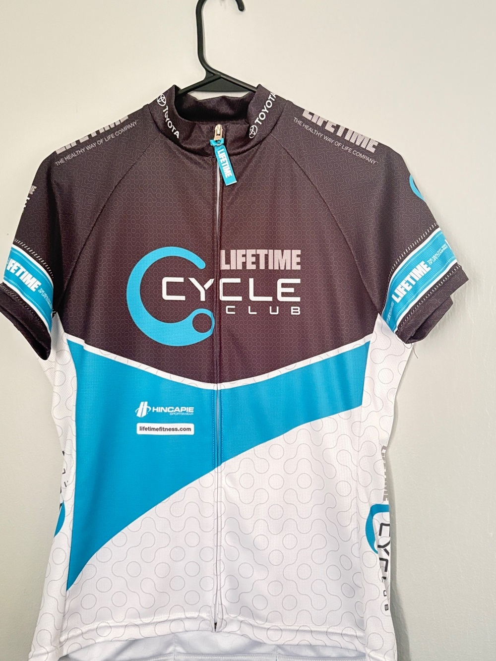 Lifetime Cycle Club Women's Short Sleeve Jersey - Teal/White/Black